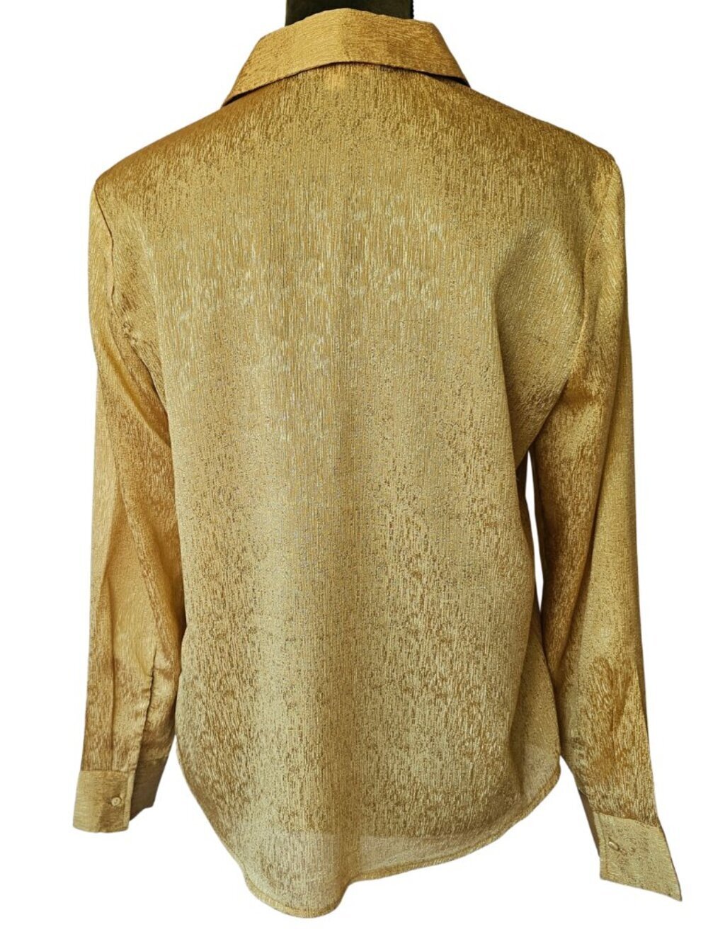 ✨Like New✨ BB Dakota/Steve Madden Button Down Shirt, Gold, Size S - Picture 5 of 8